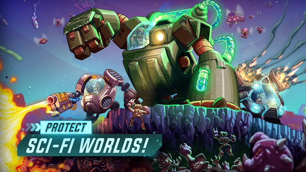 Iron Marines Offline Strategy [МОД Mega Pack] APK Android Screenshot 1