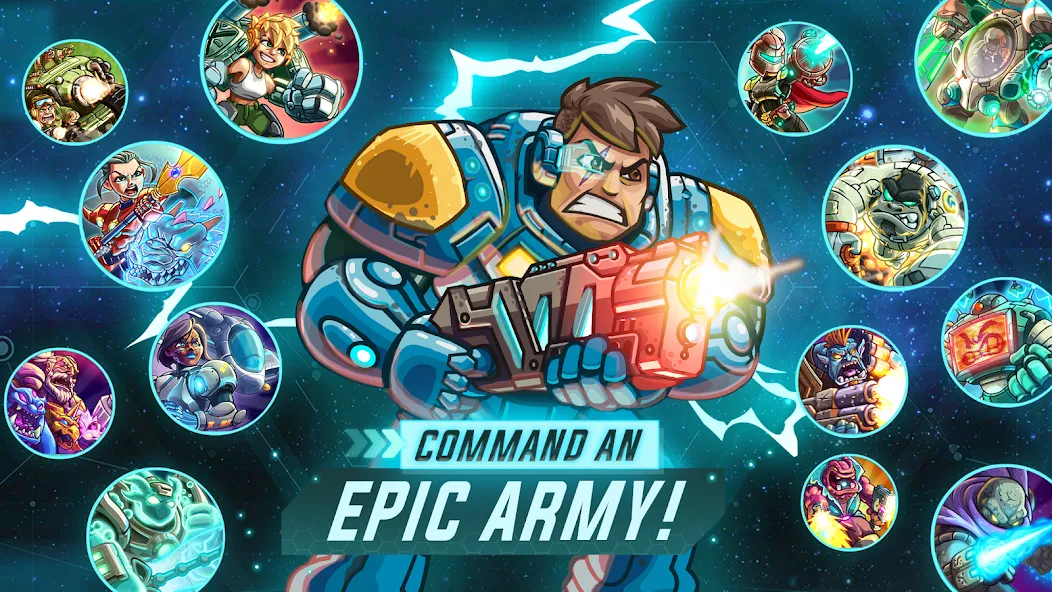 Iron Marines Offline Strategy [МОД Mega Pack] APK Android Screenshot 3