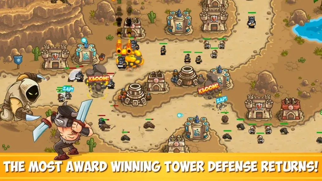 Kingdom Rush Frontiers TD (Кингдом Раш Фронтис ТД) [МОД Unlocked] APK Android Screenshot 1