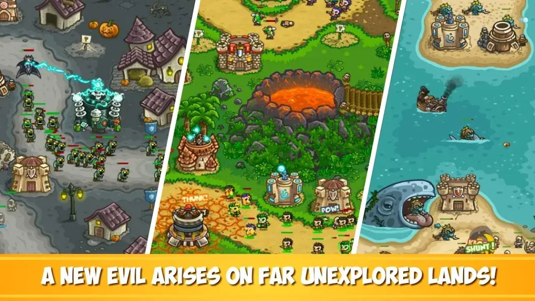 Kingdom Rush Frontiers TD (Кингдом Раш Фронтис ТД) [МОД Unlocked] APK Android Screenshot 2