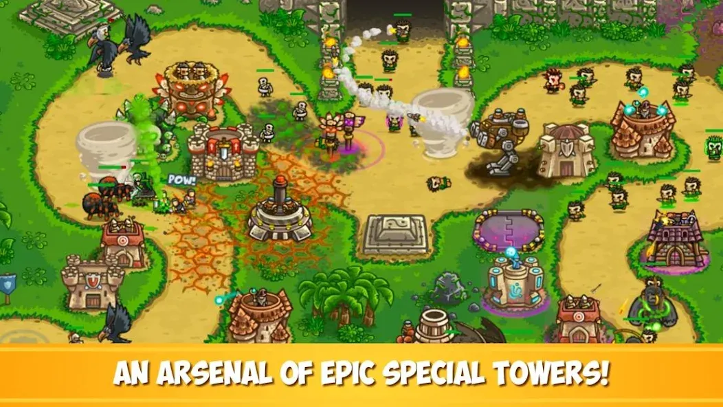 Kingdom Rush Frontiers TD (Кингдом Раш Фронтис ТД) [МОД Unlocked] APK Android Screenshot 4