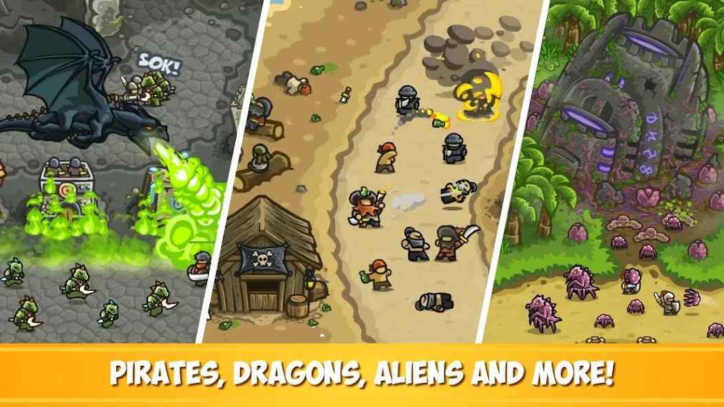 Kingdom Rush Frontiers TD (Кингдом Раш Фронтис ТД) [МОД Unlocked] APK Android Screenshot 5