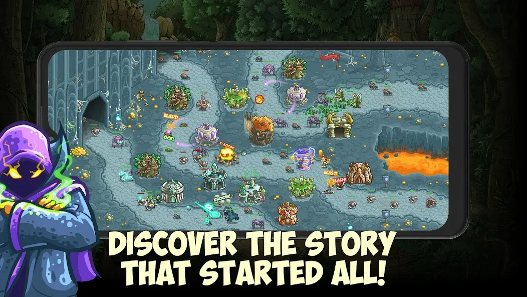 Kingdom Rush Origins TD (Кингдом Раш Ориджинс) [МОД Меню] APK Android Screenshot 5