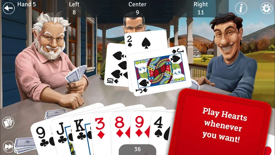 Hearts (Хартс) [МОД Все открыто] APK Android Screenshot 1