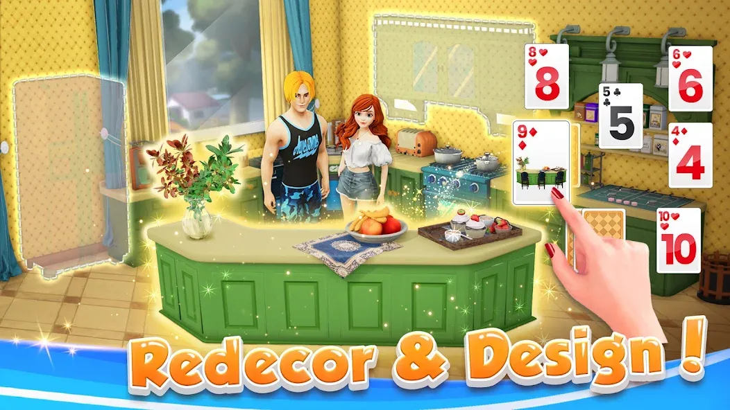Solitaire Home Design (Солитер Хоум Дизайн) [МОД Premium] APK Android Screenshot 3