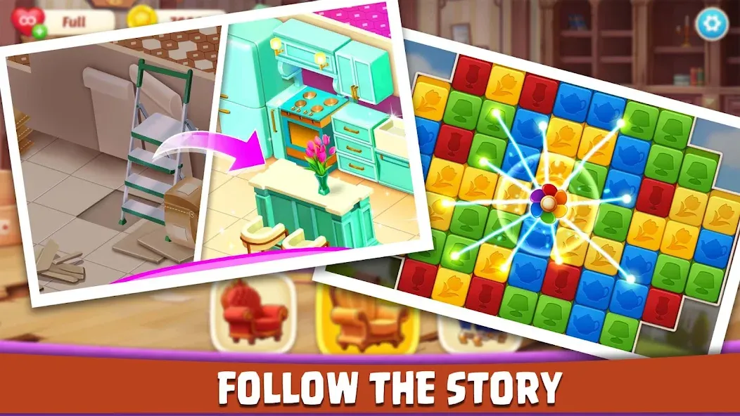 House Design: Redecor Makeover (Хаус Дизайн) [МОД Меню] APK Android Screenshot 4