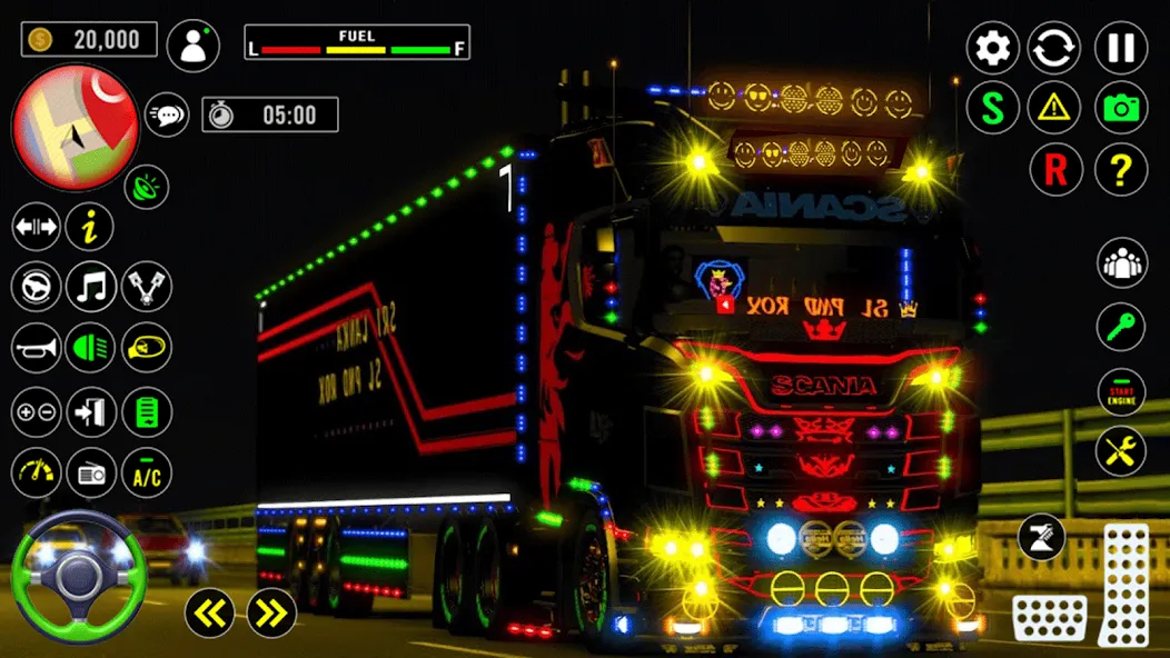 US Truck City Transport Sim 3d [МОД Бесконечные монеты] APK Android Screenshot 1