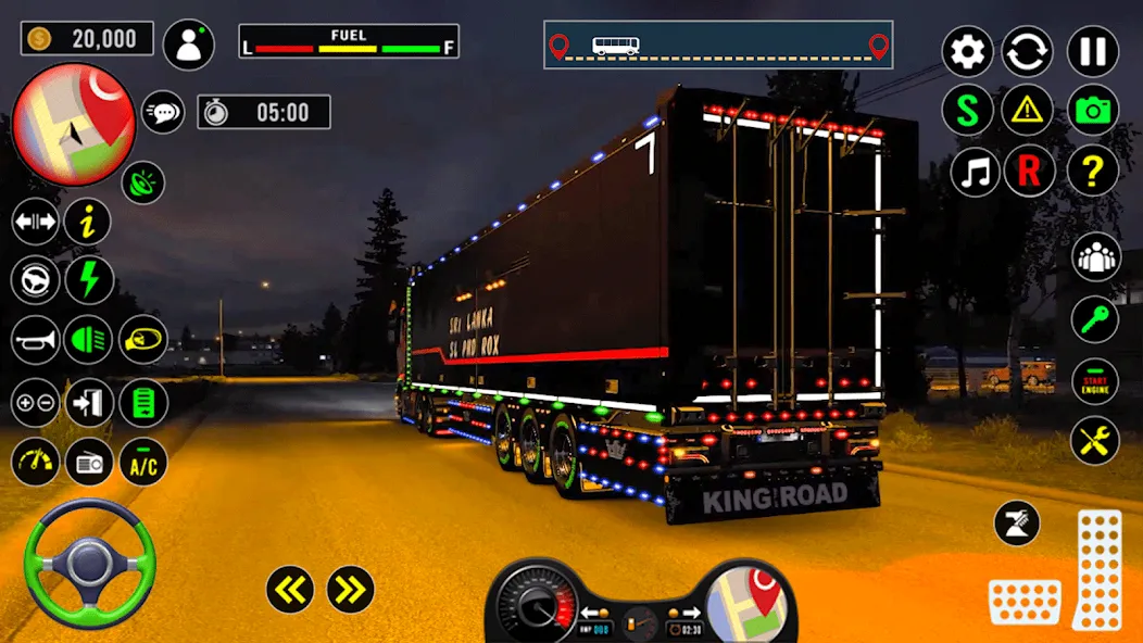US Truck City Transport Sim 3d [МОД Бесконечные монеты] APK Android Screenshot 2
