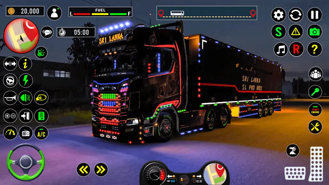 US Truck City Transport Sim 3d [МОД Бесконечные монеты] APK Android Screenshot 3