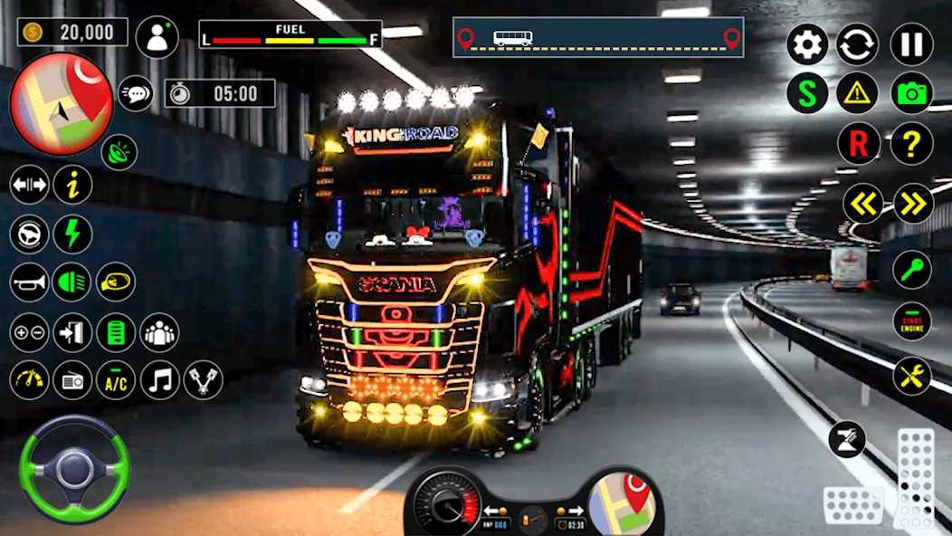 US Truck City Transport Sim 3d [МОД Бесконечные монеты] APK Android Screenshot 4