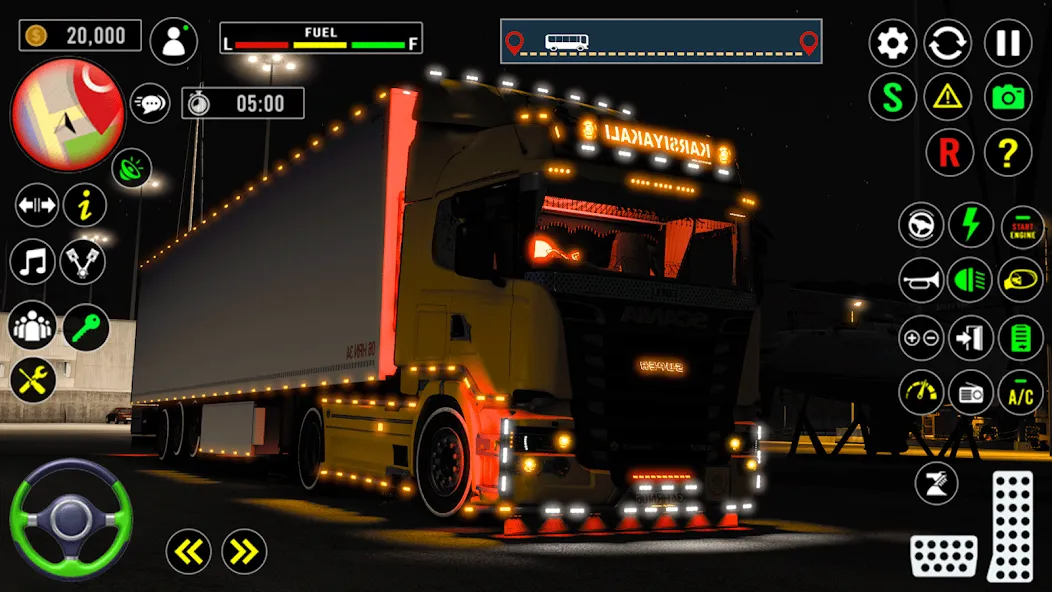 US Truck City Transport Sim 3d [МОД Бесконечные монеты] APK Android Screenshot 5