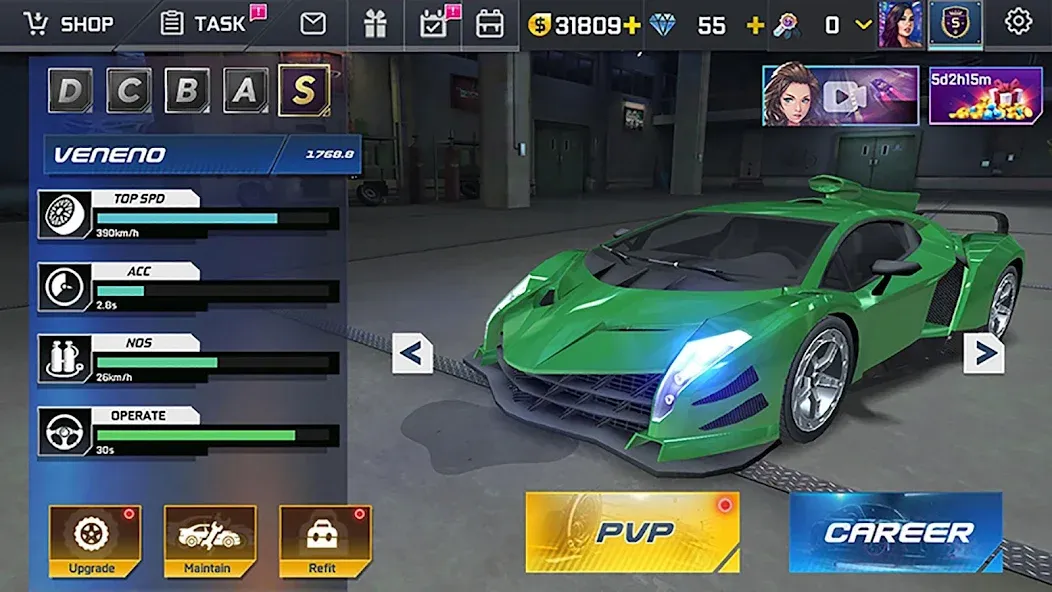 Street Racing HD (Стрит Рейсинг ХД) [МОД Premium] APK Android Screenshot 2
