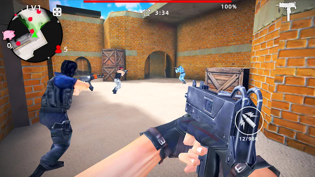 Gun Strike: FPS Shooter Game (Каунтер Атак) [МОД Mega Pack] APK Android Screenshot 3