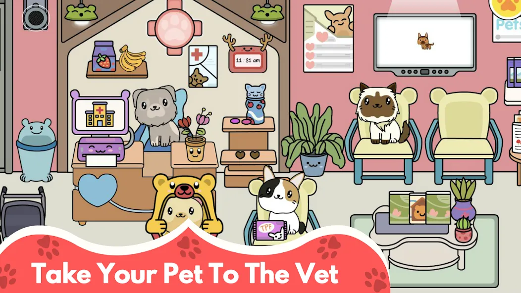 My Cat Town - Cute Kitty Games [МОД Много денег] APK Android Screenshot 5