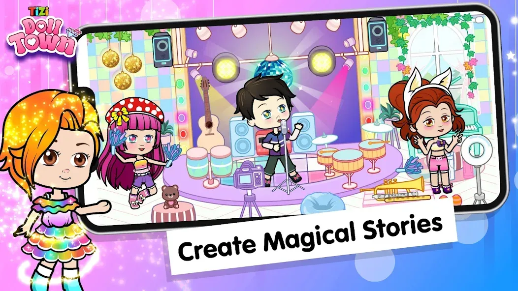 Tizi Town: Doll Dress Up Games [МОД Unlocked] APK Android Screenshot 5