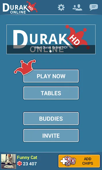 Durak Online HD [МОД Mega Pack] APK Android Screenshot 2