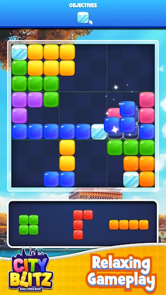 City Blitz-Block Puzzle Blast (Блок Головоломка Кинг) [МОД Бесконечные монеты] APK Android Screenshot 2