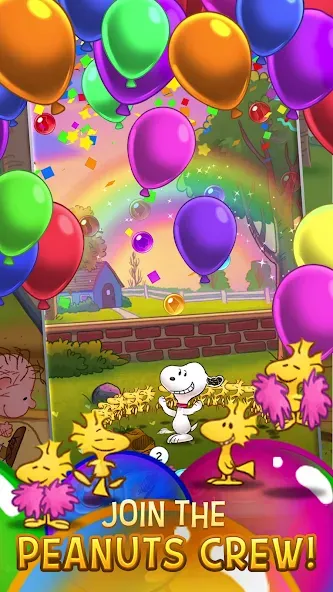 Bubble Shooter - Snoopy POP! (Бабл шутер) [МОД Mega Pack] APK Android Screenshot 5