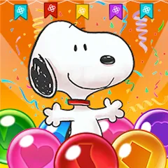 Bubble Shooter - Snoopy POP! (Бабл шутер) [МОД Mega Pack] APK Android