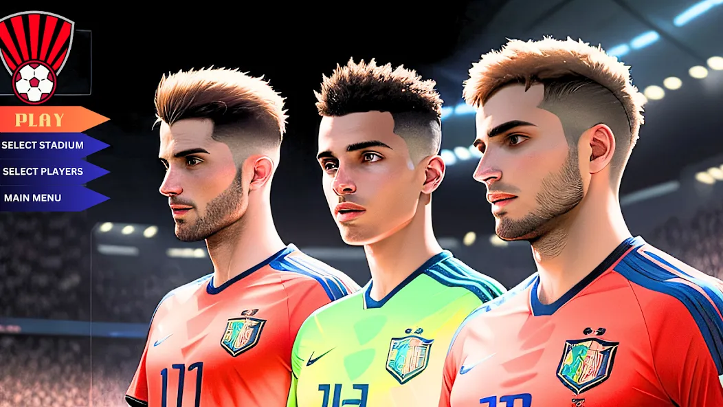 World Soccer Match 2023 [МОД Много денег] APK Android Screenshot 3