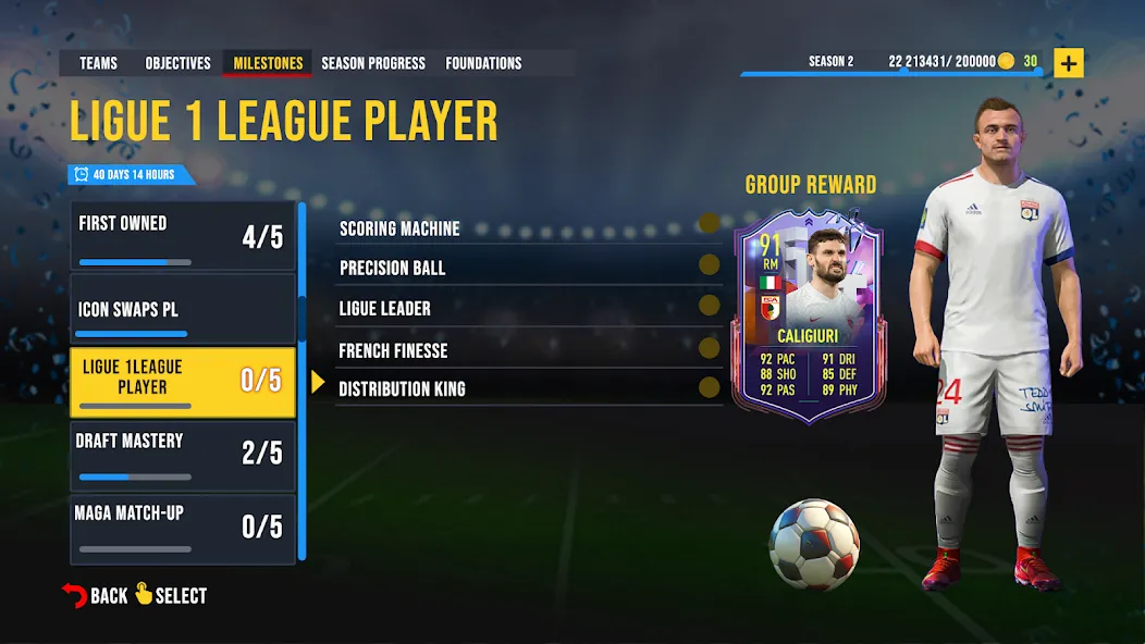 World Soccer Match 2023 [МОД Много денег] APK Android Screenshot 4