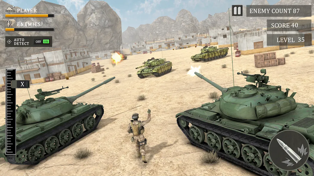 Tank Fury: Battle of Steels [МОД Бесконечные монеты] APK Android Screenshot 2