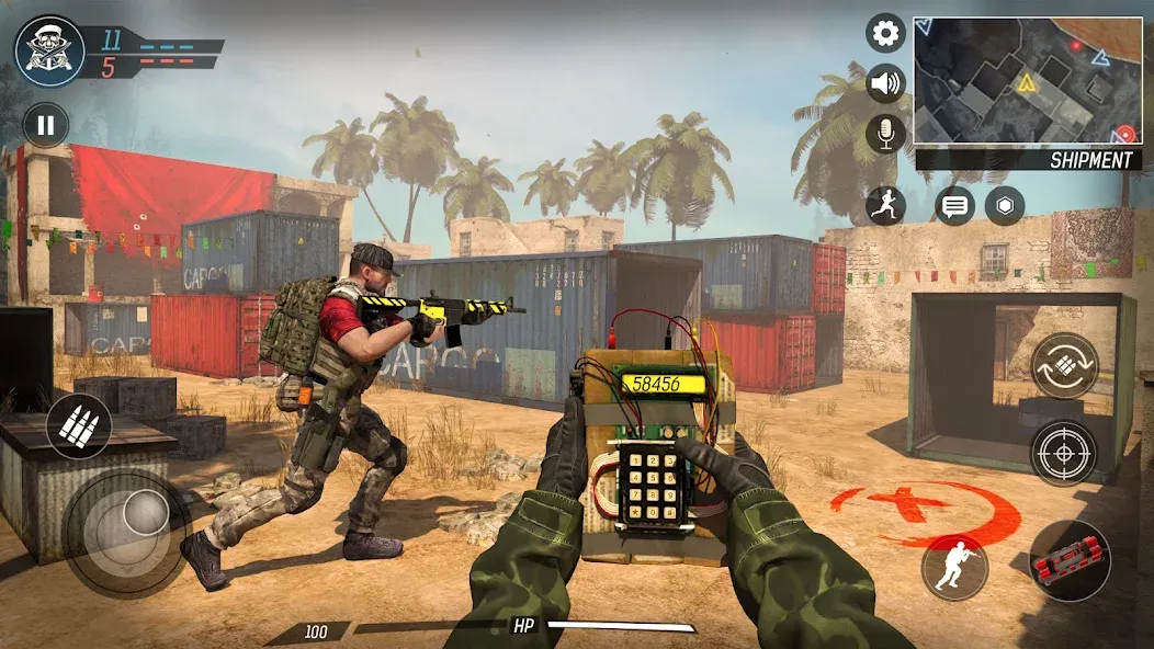 Gun Game: Hero FPS Shooter [МОД Mega Pack] APK Android Screenshot 4