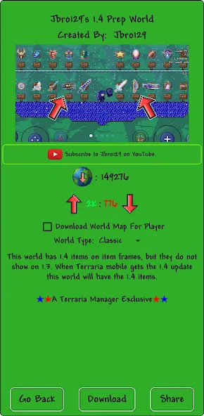 TManager (Террария Менеджер) [МОД Unlocked] APK Android Screenshot 4