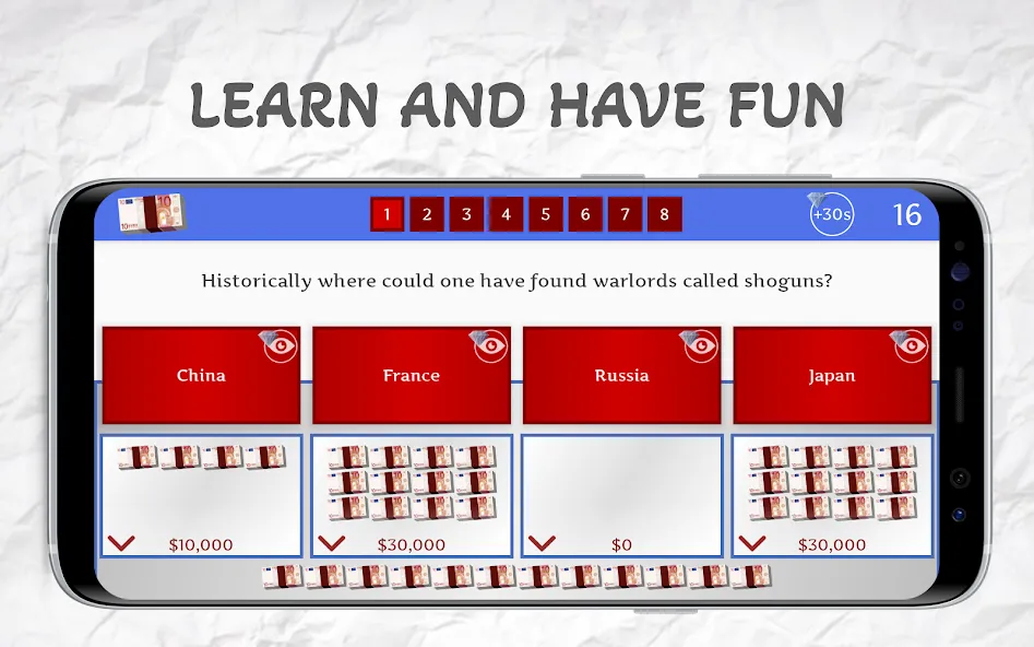 Money Drop - Trivia Quiz Game (Мани Дроп) [МОД Unlocked] APK Android Screenshot 1