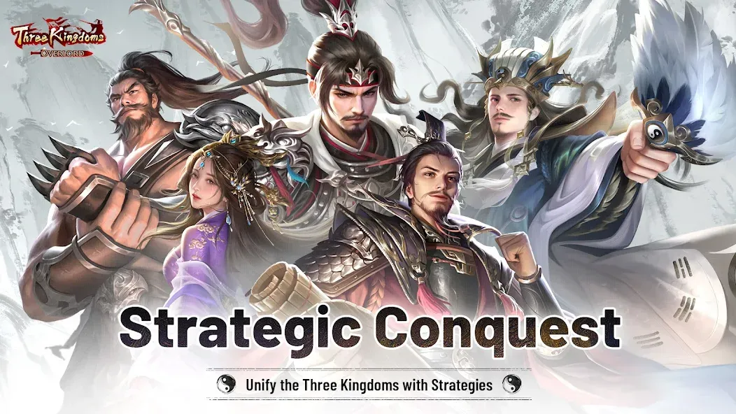 Three Kingdoms: Overlord (Три Королевства) [МОД Много денег] APK Android Screenshot 1