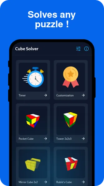 Cube Solver (Кьюб Солвер) [МОД Premium] APK Android Screenshot 1