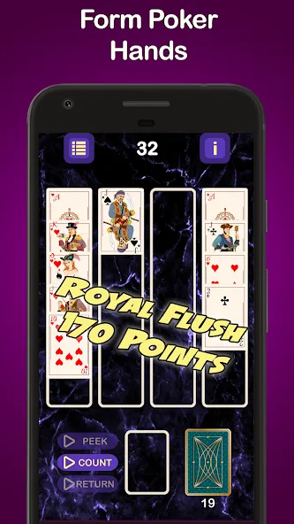 Puzzle Poker Joker's Wild [МОД Mega Pack] APK Android Screenshot 2