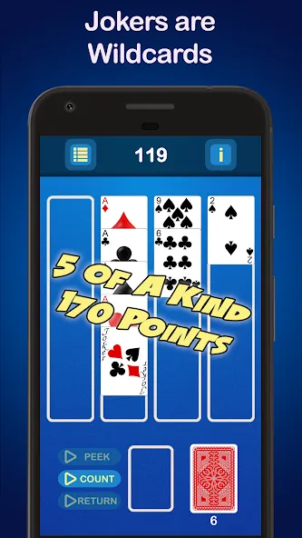 Puzzle Poker Joker's Wild [МОД Mega Pack] APK Android Screenshot 3
