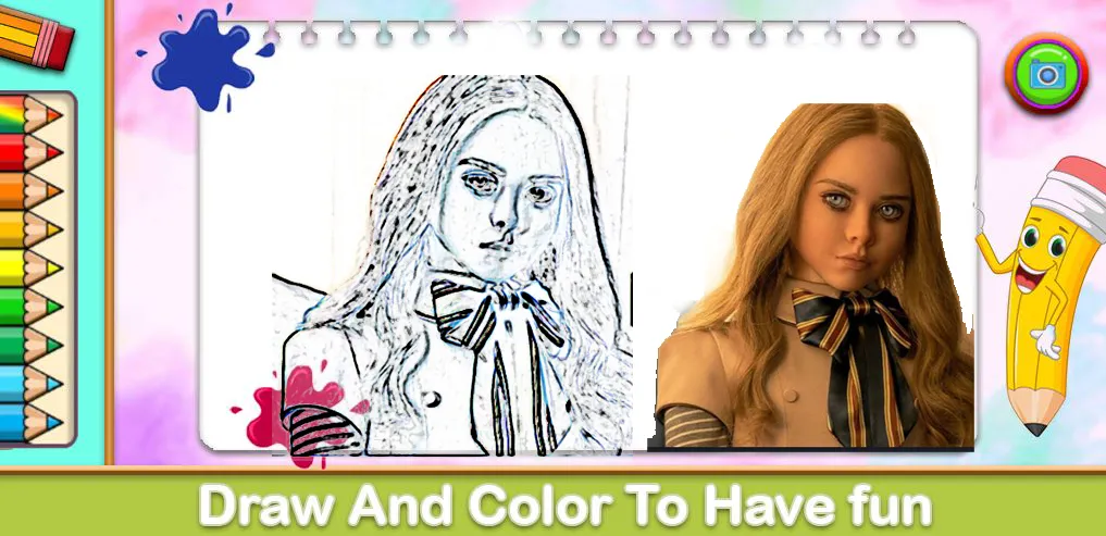 Megan Coloring Game (Меган Колоринг Гейм) [МОД Бесконечные монеты] APK Android Screenshot 3