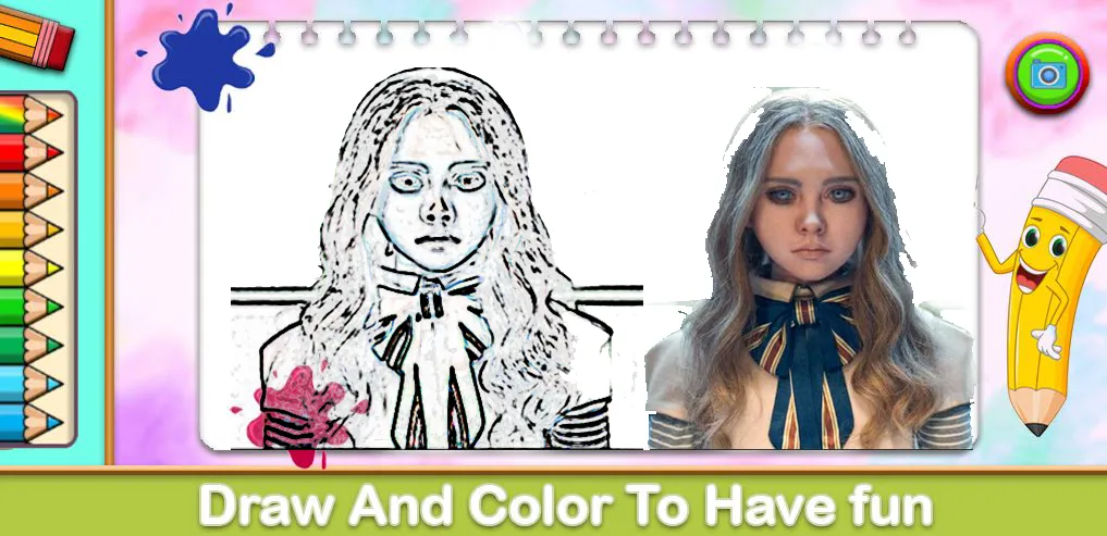 Megan Coloring Game (Меган Колоринг Гейм) [МОД Бесконечные монеты] APK Android Screenshot 4