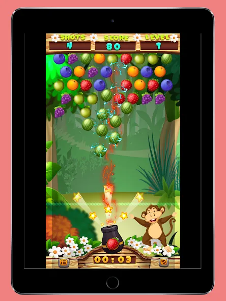 Fruits Shooter Pop (Фрутс Шутер Поп) [МОД Много денег] APK Android Screenshot 4