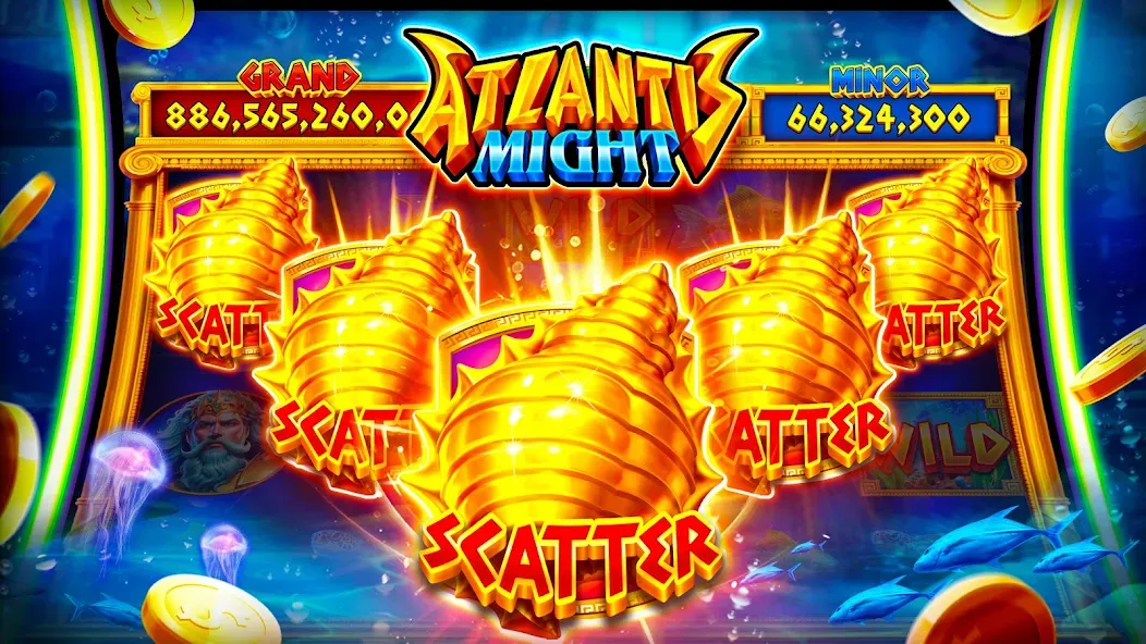 Jackpot Master™ Slots - Casino (Джекпот Мастер Слоты) [МОД Меню] APK Android Screenshot 3