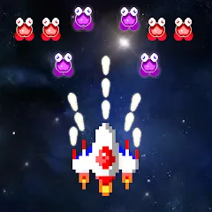 Galaxiga Retro Arcade Action (Галаксига Ретро Аркейд Экшн) [МОД Много денег] APK Android