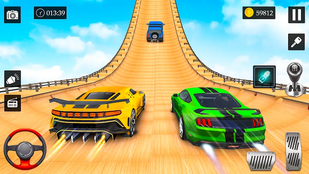 Ramp Car Stunt Racing Game (Крейзи Кар Стантс) [МОД Premium] APK Android Screenshot 2