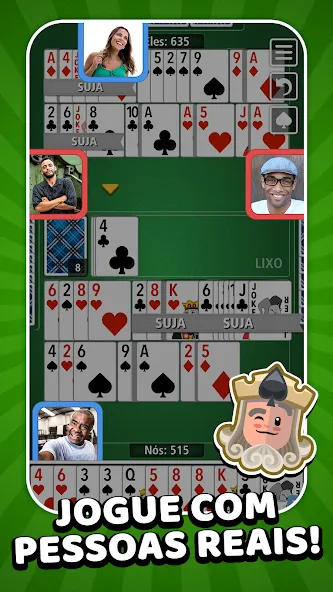 Buraco Jogatina: Card Games (Бурако Жогатина) [МОД Unlocked] APK Android Screenshot 1