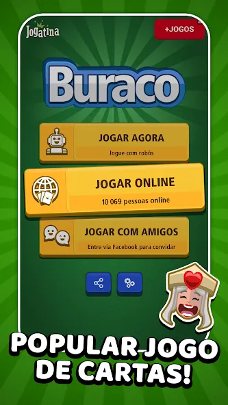 Buraco Jogatina: Card Games (Бурако Жогатина) [МОД Unlocked] APK Android Screenshot 2