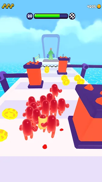 Join Blob Clash 3D: Mob Runner (Джойн Блоб Клаш 3D) [МОД Бесконечные монеты] APK Android Screenshot 4
