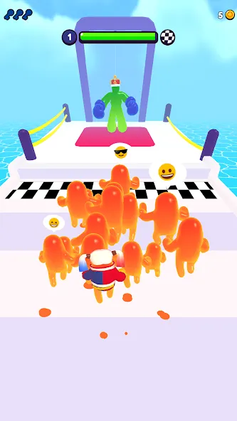 Join Blob Clash 3D: Mob Runner (Джойн Блоб Клаш 3D) [МОД Бесконечные монеты] APK Android Screenshot 5