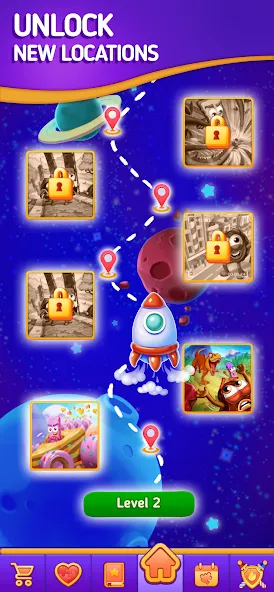 Jigsaw Puzzle by Jolly Battle (Джигсоу Пазл от Джолли Батл) [МОД Бесконечные монеты] APK Android Screenshot 2