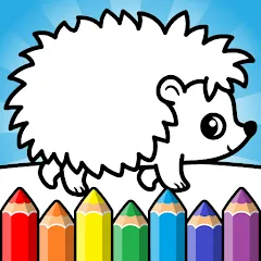 Easy coloring book for kids [МОД Бесконечные монеты] APK Android