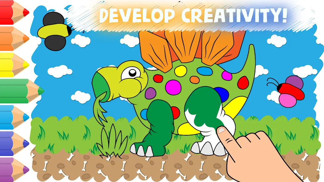 Easy coloring pages for kids [МОД Меню] APK Android Screenshot 1