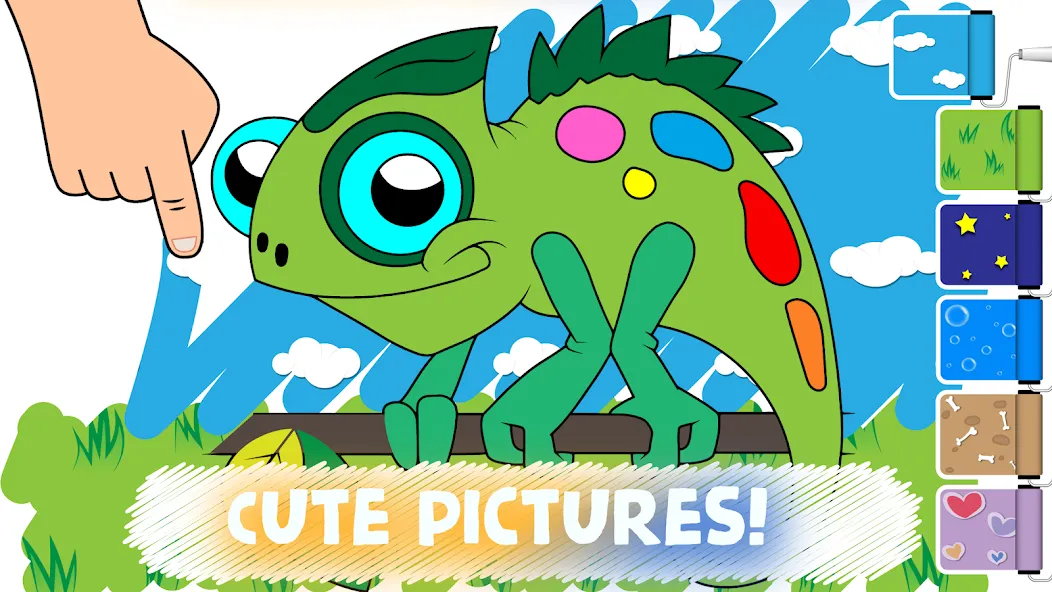 Easy coloring pages for kids [МОД Меню] APK Android Screenshot 4