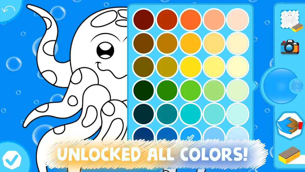 Easy coloring pages for kids [МОД Меню] APK Android Screenshot 5
