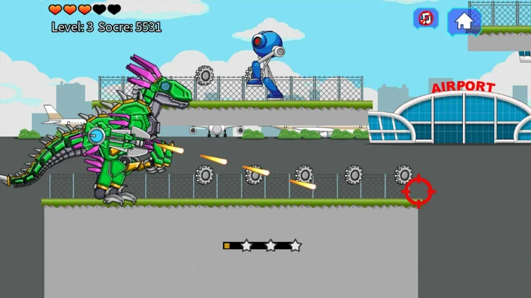 Velociraptor Rex Dino Robot (Велоцираптор Рекс Дино Робот) [МОД Много денег] APK Android Screenshot 2