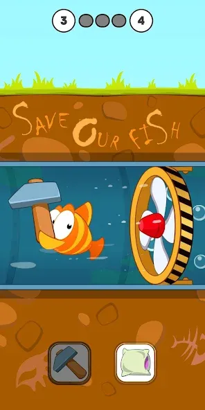 Neptune vs Mermaid: Fish Prank (Нептун против Русалки) [МОД Все открыто] APK Android Screenshot 2